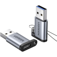 UGREEN 50533 USB 3.0-A to USB-C M/F Adapter (Gray) image