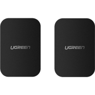UGREEN 50869 Rectangular Metal Plate for Magnetic Phone Stand 2 Pack (Black) LP123