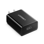 UGREEN 60495 Fast Charging Power Adapter with QC3.0 18W US (Black) 