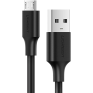 UGREEN 60827 USB 2.0 Male to Micro USB 5 Pin Data Cable Black 3M 
