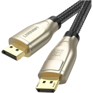 UGREEN 60843 1.4 DP M/M Round Cable Zinc Alloy Shell with Braided 2m (Black) DP112