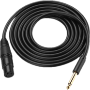 UGREEN 6.5mm to Cannon Female AV Cable 5m (Black) AV131 - 20721