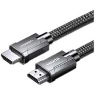 UGREEN 70320 HDMI M/M Round Cable Zinc Alloy Shell Braided 1.5m (Gray) HD135