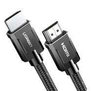 UGREEN 70321 8K HDMI M/M Round Cable with Braided 2m (Gray) HD135