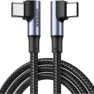 UGREEN 70696 Right Angle USB-C Cable 1m (Space Gray) US335