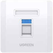 UGREEN 80182 Dual Port Wall Plate 1 Pcs/Bag NW144