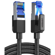 UGREEN 80430 Cat8 Pure Copper Ethernet Cable Round Braided OD5.5mm 1.5m (Black) NW153
