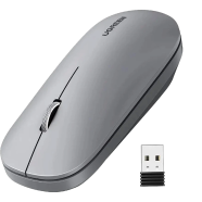 UGREEN 90373 Portable Wireless Mouse (Gray) MU001