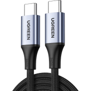 UGREEN 90440 USB-C to USB-C Cable 240W Aluminum Case with Braid 2m (Space Gray) US535