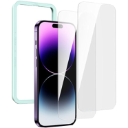 UGREEN 90947 Full Coverage HD Screen Protector with Installation Frame for iPhone 14 Pro (2-Pack) SP271