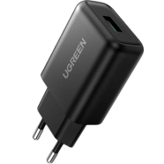 UGREEN CD122(70273) QC3.0 USB Fast Charger EU (Black)