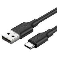 UGREEN USB-A 2.0 to USB-C Cable Nickel Plating 0.25M (Black)