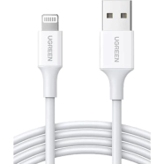 UGREEN USB-A Male To Lightning Male Cable Nickel Plating ABS Shell (White)