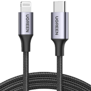 UGREEN USB-C to Lightning M/M Cable Aluminum Shell Braided 1m