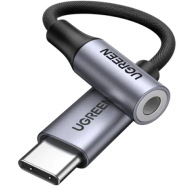 UGREEN USB Type C to 3.5mm Female Cable 10cm (Gray)