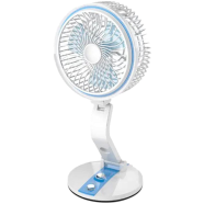 USB Rechargeable Folding Fan with LED Light (any color) - LR-2018