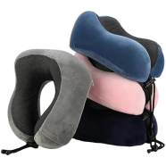 U Shaped Memory Foam Neck Pillow Soft Travel Pillow Massage Pillow Sleeping Plane Pillow Cervical Health Care Bedding icon