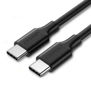 Ugreen 50997 USB 2.0 Type C to Type C Cable Nickel Plating 1m (Black)