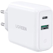 Ugreen Dual USB Wall Charger 3.4A EU (White)