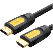 Ugreen HD101-60357 HDMI Male to Male Black-Yellow 20 Meter HDMI Cable