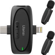 Ulanzi V6 3 In 1 Wireless Lavalier Microphone For iPhone Android Camera