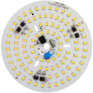 Ultra Bright White Input AC 220V 50W Integrated IC Driver SMD LED Water Proof 50 Watt Round LED Board 112mm 5 Pcs
