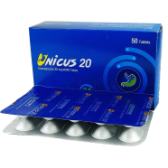 Unicus 20 mg 10's Strip Tablet icon