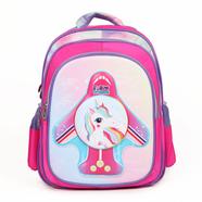 Unicorn School Bag - Pink Size Height 16