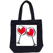Unisex Top Handle Tote Canvas Bag With Zipper For Man And Women - BDS-219