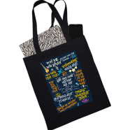 Unisex Top Handle Tote Canvas Bag With Zipper For Man And Women - BQB-033