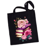 Unisex Top Handle Tote Canvas Bag With Zipper For Man And Women - BG-029