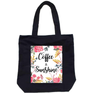Unisex Top Handle Tote Canvas Bag With Zipper For Man And Women - BDS-211