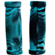 Universal Non-Slip Heat Shrink Motorcycle Handlebar Grip Anti-Vibration Colorful Rubber Grip Glove For All Bikes 1 Pair image