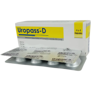 Uropass-D 0.4 mg Plus 0.5 mg Capsule – 4's Strip
