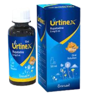 Urtinex 5 mg/5 ml Oral Solution 50 ml bottle icon