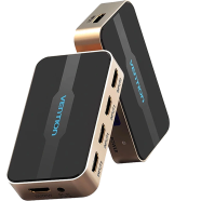 VENTION ACDG0 HDMI Switcher 5 In 1 Out Gold