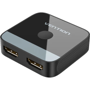 VENTION AKOB0 2-Port HDMI Bi-Direction 4K Switcher Black ABS Type