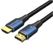 VENTION ALGLI Cotton Braided HDMI-A Male to Male HD Cable 8K 3M Blue Aluminum Alloy Type