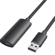 VENTION CBKBL USB 2.0 Type-A Male to Type-A Female Active Extension Cable 10M Black