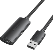 VENTION CBKBN USB 2.0 Type-A Male to Type-A Female Active Extension Cable 15M Black