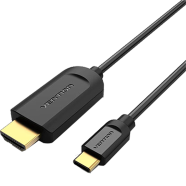 VENTION CGUBH Type-C To HDMI Cable 2M Black(PE Bag,For Online Retail)