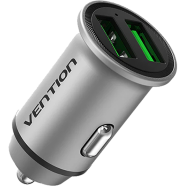VENTION FFAH0 Two-Port USB A PLUS A(18/18) Car Charger Gray