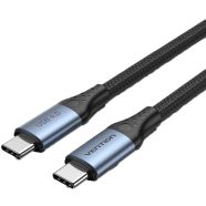VENTION TAVHF Cotton Braided USB 4.0 1M Cable Gray
