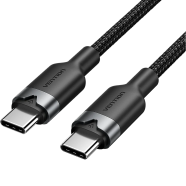VENTION TRDBH USB 2.0 Type-C to Type-C 3A 2M Cable Black