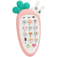 VGRASSP Radish Style Cute Rabbit Face Pretend Play Cell Phone Toy