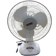 VGRF-1667 Rechargeable Table Fan White -12 Inch-(6 Months Warranty)