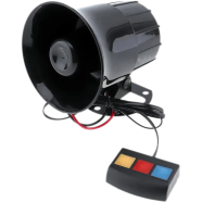 VIP Emergency 105dB Loud Horn For Car, Motorcycle, Electric Vehicle – 12V 30W Siren With Three Tones, Easy Installation, Durable Design