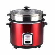 VISION Rice Cooker 1.8L REL-40-06 SS Red (Double Pot) - 873143