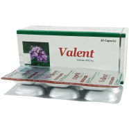 Valent 450mg Capsule 6's Strip