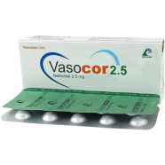 Vasocor 2.5mg Tablet 10's Strip